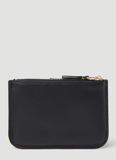 Comme des Garçons Wallet 烫金徽标小号口袋钱包 黑色 cdw0351005