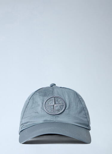 LN-CC® - Stone Island: Baseball Cap - Silver Stone Island Baseball Cap Silver sto0165024