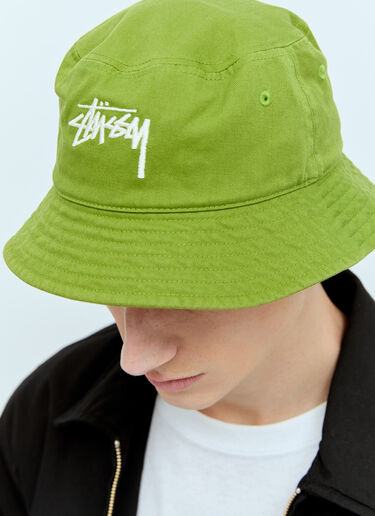 Stüssy Big Stock Bucket Hat Green sts0154021