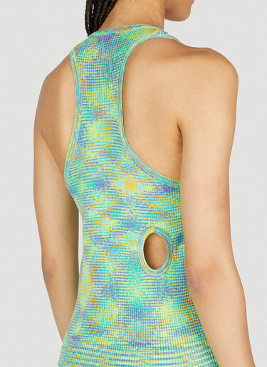 Holey Space Dye Knit Top Aries Holey Space Dye Knit Top Green ari0252007