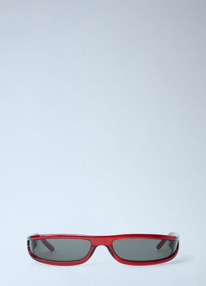 Rick Owens Fog Sunglasses Red ric0165084