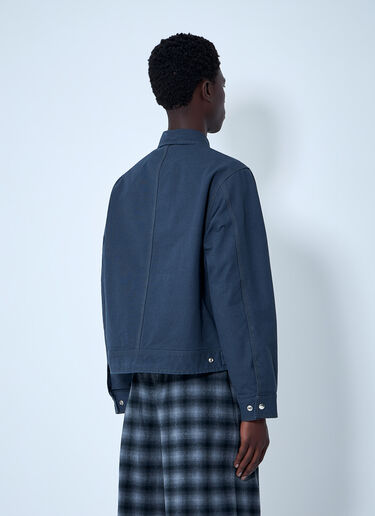 Stüssy Zip-Front Cotton Jacket Blue sts0164003