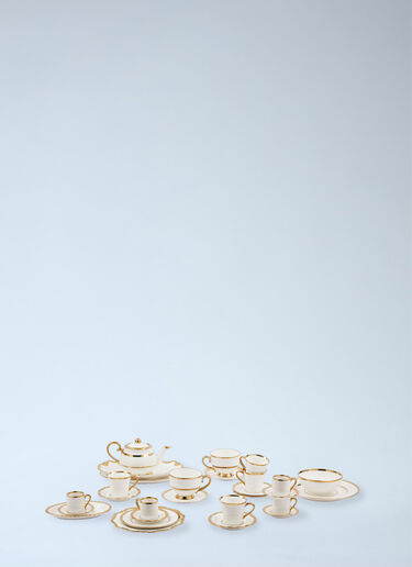 POLSPOTTEN Golden Finds Teacup White wps0691996