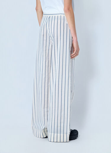 Moncler Striped Trousers White mon0264015