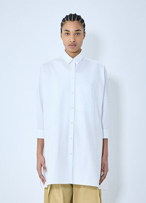 Jil Sander Cotton Sunday Shirt White jil0259013