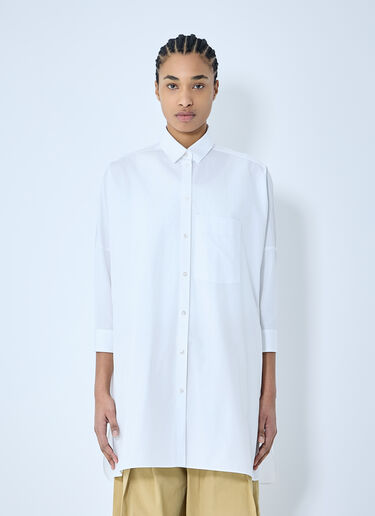 Jil Sander 棉质休闲衬衫  白色 jil0259013