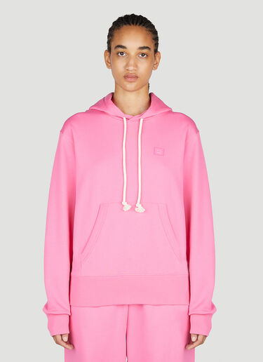 Acne Studios フェイスパッチ トラックスーツ フードスウェットシャツ ピンク acn0253016