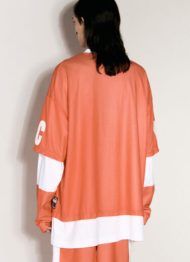 032C Lax Layered Long-Sleeve T-Shirt Red cee0156008