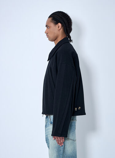 O.Files Curtain Wool Jacket Black ofl0160001