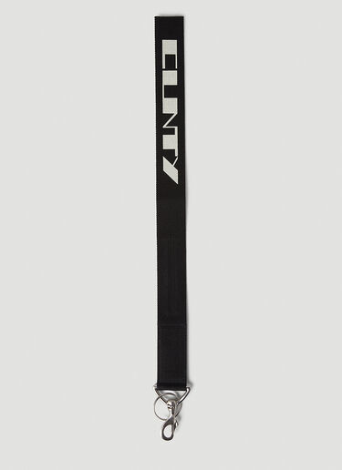 Rick Owens DRKSHDW Cunty Keychain Black drk0152020