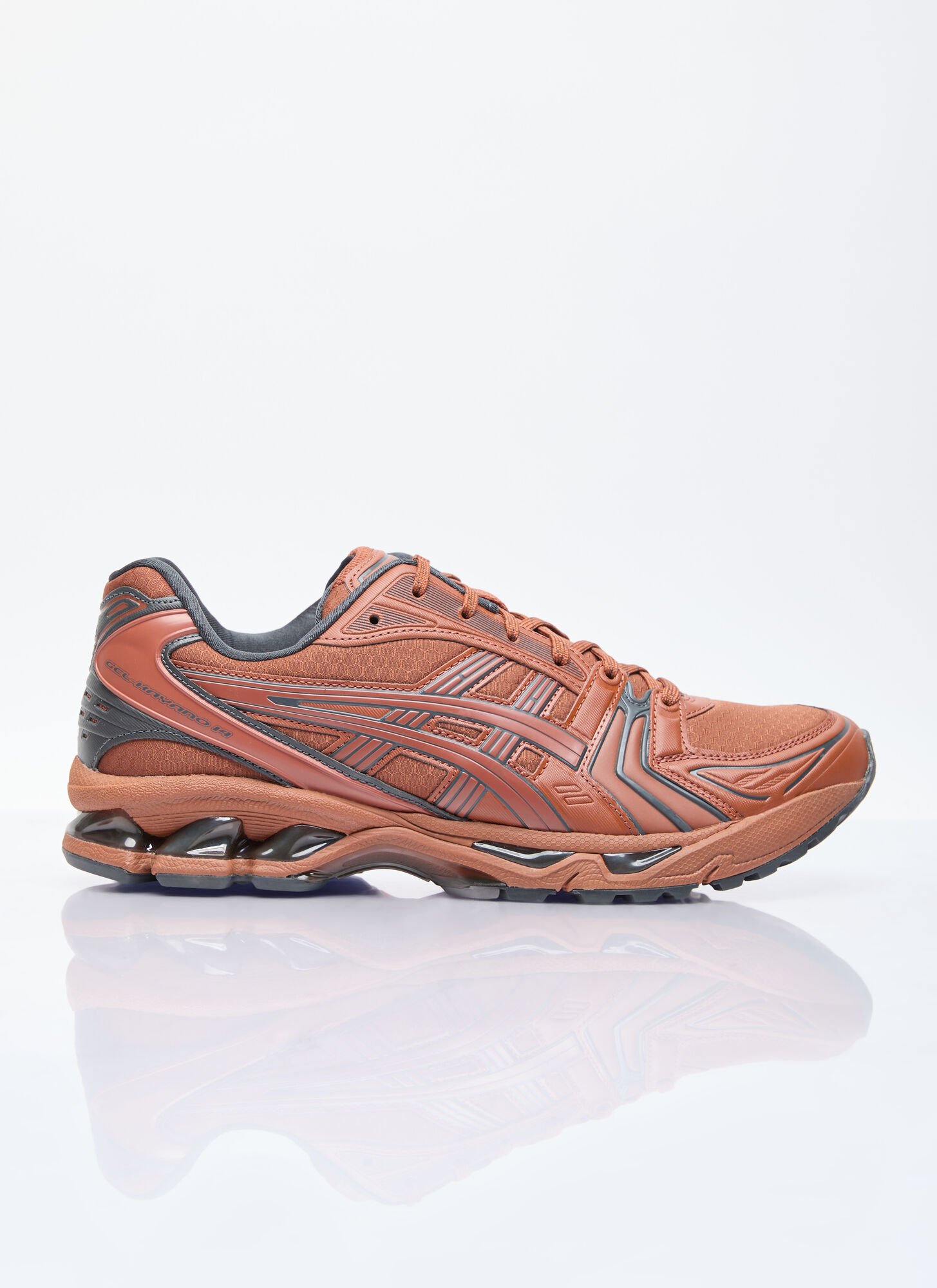 Shop Asics Gel-kayano 14 Sneakers In Orange