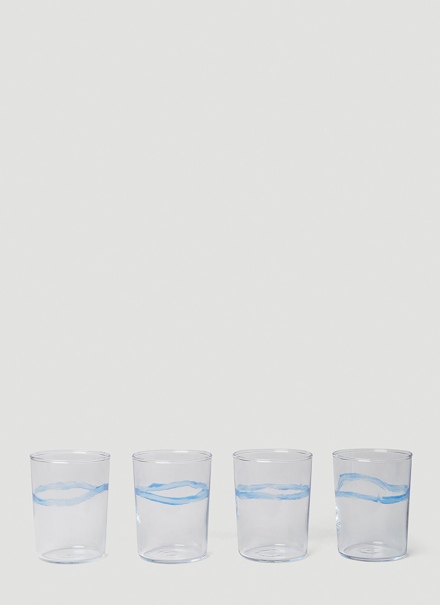 Niko June Set Of Four Soft Serve Glasses L In Transparent
