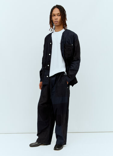 Comme des Garçons Homme 拼接运动裤  藏蓝色 cdh0156011