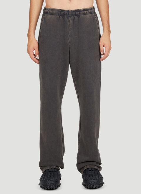 Entire Studios Washed Heavy Track Pants Black ent0153018