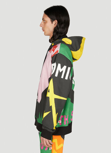 Walter Van Beirendonck Banner 连帽运动衫 粉色 wlt0152017