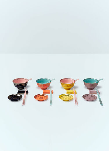 POLSPOTTEN Set Of Four Grandpa Asian Bowls Multicolour wps0691483