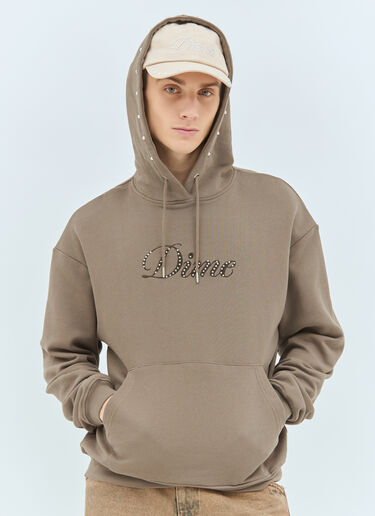 Dime Icy Cursive Logo Baseball Cap Beige dmt0157009