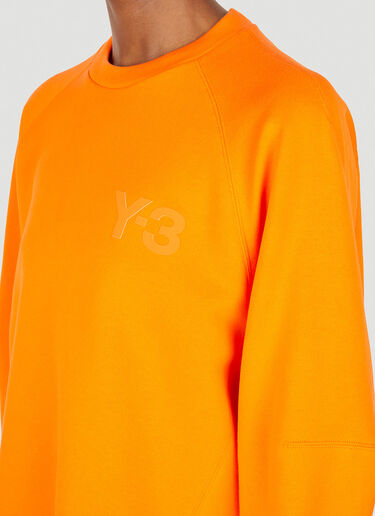 Y-3 Logo Sweatshirt Orange yyy0249016