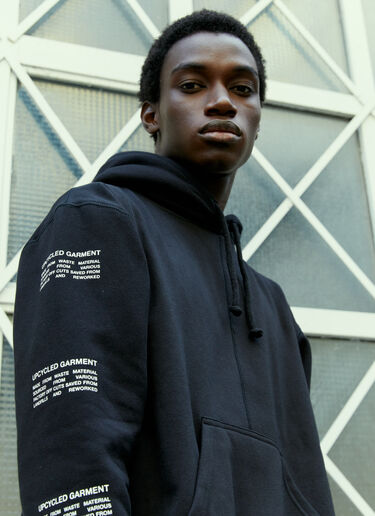 Upcycled Plant-Based Hooded Sweatshirt Space Available Upcycled Plant-Based Hooded Sweatshirt Black spa0354009