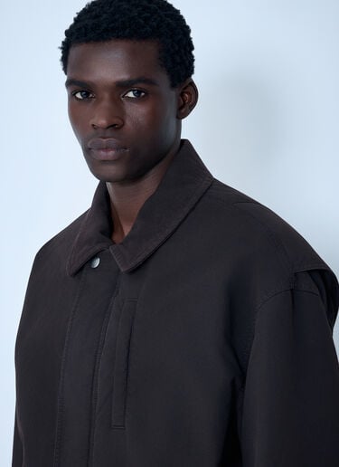 Classic Collar Jacket Dries Van Noten Classic Collar Jacket Brown dvn0162004
