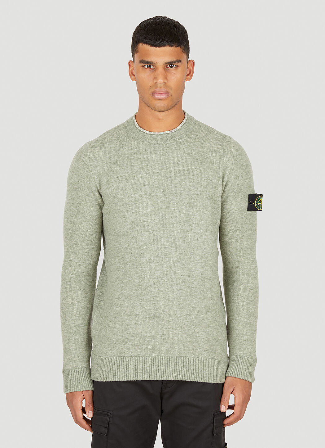 Stone island store knitted sweatshirt