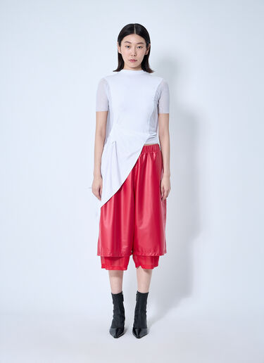 Sia Arnika Draped Mesh Top White sia0260005