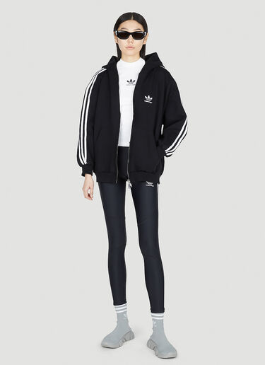 로고 프린트 애슬레틱 티셔츠 Balenciaga x adidas 로고 프린트 애슬레틱 티셔츠 화이트 axb0251011