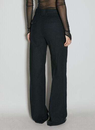 Ann Demeulemeester Maaike Flared Leg Pants Black ann0254003