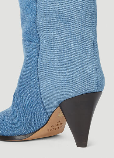 Denim Rouxa Boots Isabel Marant Denim Rouxa Boots Blue ibm0251026