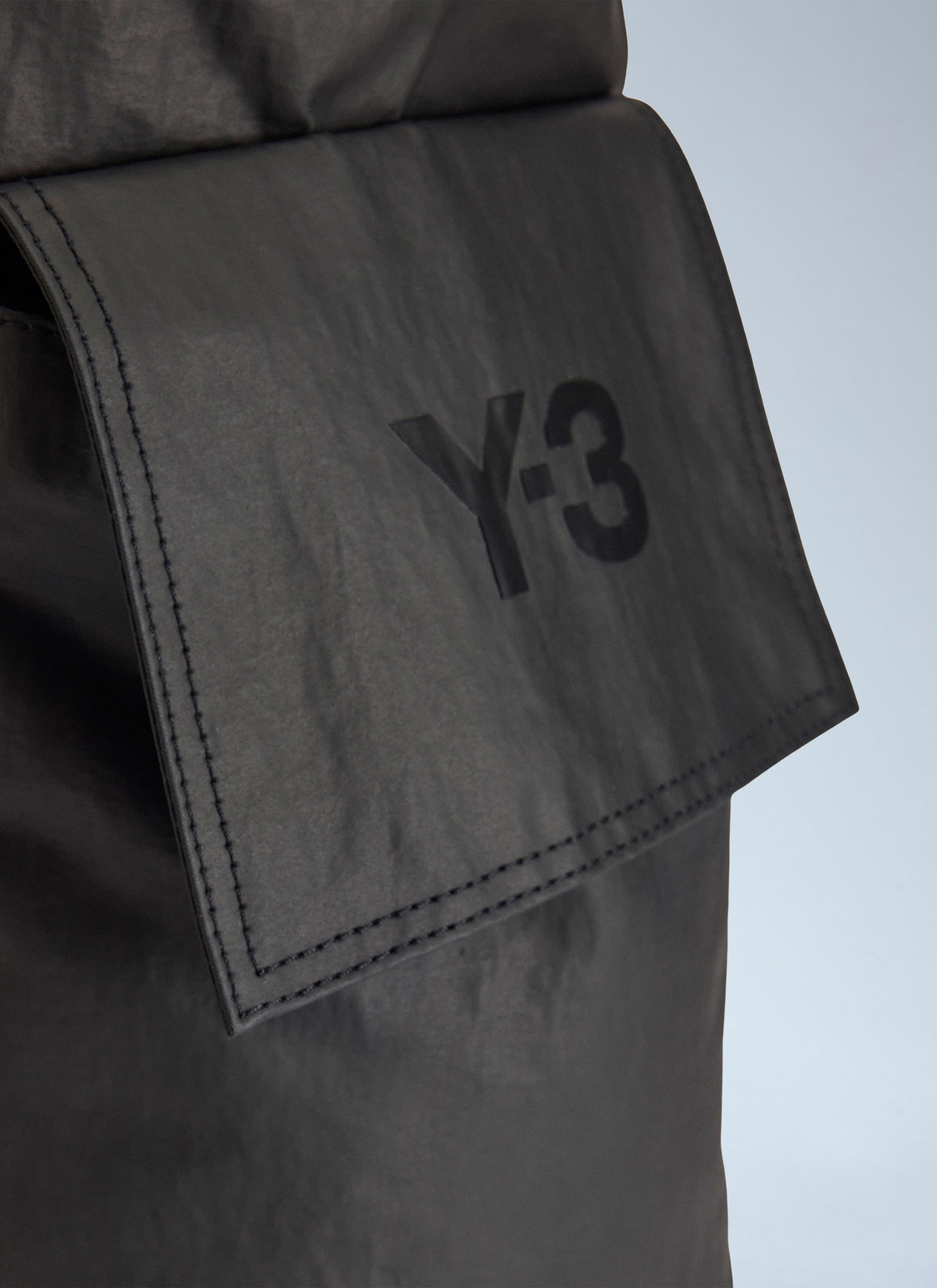 Y-3 Men's' Logo Motif Work Tote Bag in Black | LN-CC®