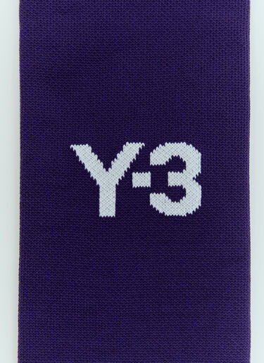 Y-3 x Real Madrid 徽标提花袜子 紫色 rma0156003