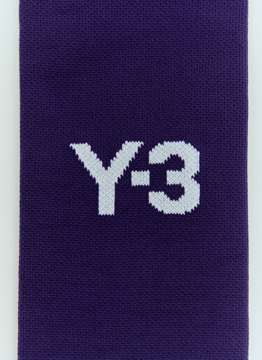 Y-3 x Real Madrid Logo Jacquard Socks Purple rma0156003