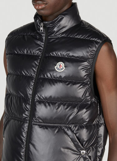 Moncler Aube Logo Gilet Black mon0153014