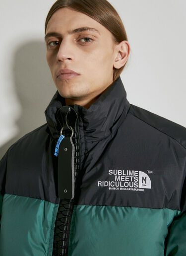 Maison Mihara Yasuhiro スーパービッグダウンジャケット グリーン mmy0154006
