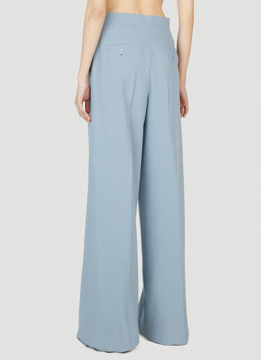 Max Mara Mimma Wide Leg Pants Light Blue max0252059