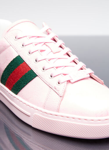 Gucci GG 크리스털 캔버스 스니커즈 핑크 guc0254032