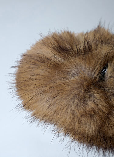 Tech Phone Case With Faux Fur Embellishment Balenciaga Tech Phone Case With Faux Fur Embellishment Beige bal0262019