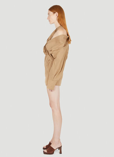 Jacquemus La Robe Agui 连衣裙 棕色 jac0250129