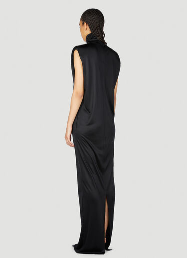 Sportmax High Neck Maxi Dress Black spx0253016