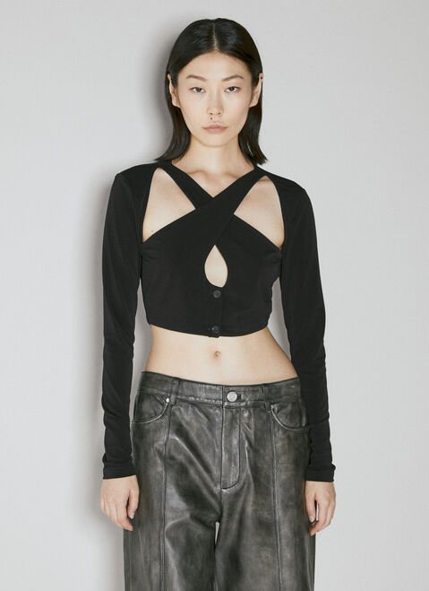 Diesel Crop Crossover Top Red dsl0254025
