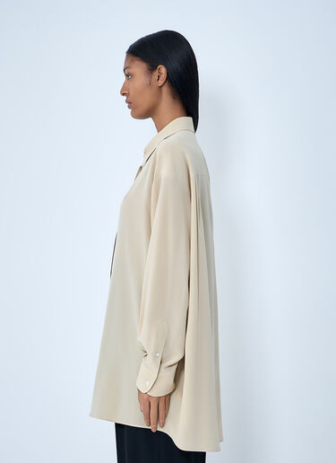 The Row Luka Shirt Beige row0263008