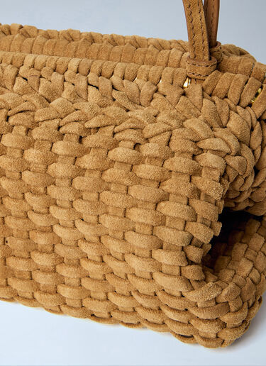 Jacquemus The Large Salon Clutch Bag Camel jac0264046