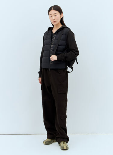 Moncler 衬垫拉链开衫 黑色 mon0257047