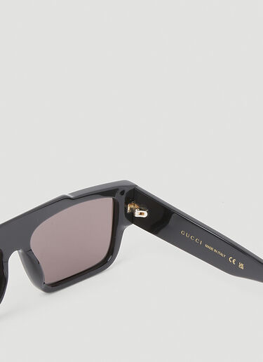 스퀘어 프레임 선글라스 Gucci 스퀘어 프레임 선글라스 블랙 gus0154006
