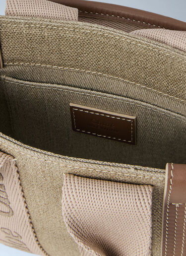 Chloé Mini Woody Tote Bag Beige chl0264155