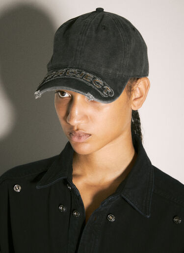 Y/Project Logo Patch Baseball Cap Black ypr0358021