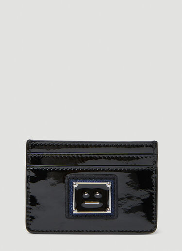 Acne Studios 方脸铭牌卡夹 黑色 acn0151049