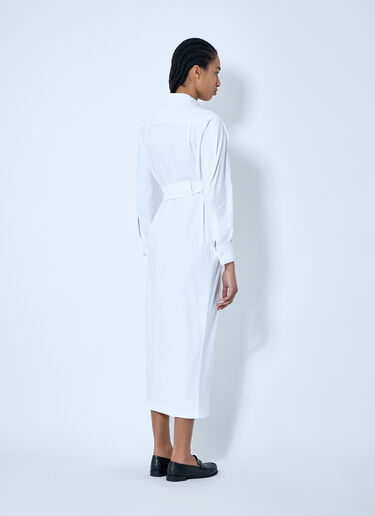 Max Mara Poplin Shirt Dress White max0260036