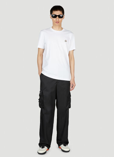 Moncler Logo Patch T-Shirt White mon0151019
