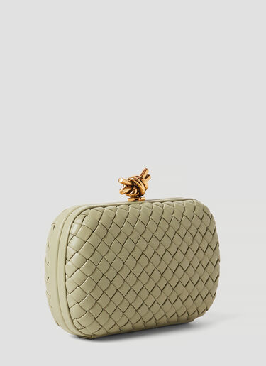 Bottega Veneta Knot Minaudiere Clutch Bag Light Green bov0252012